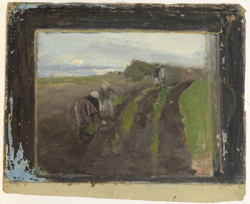 Coltivazione di patate - Art Museum of Estonia's painting collection, Tallinn